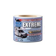 COFAIR PRODUCTS Cofair Products UBE425 Quick Roof Extreme With Steel-Loc Adhesive - 4" x 25', White UBE425